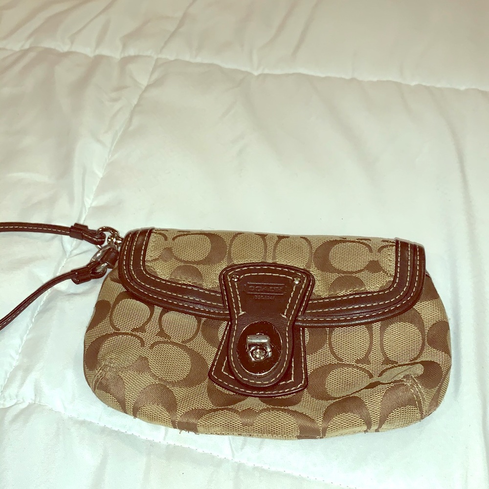 Vintage Coach Wristlet
